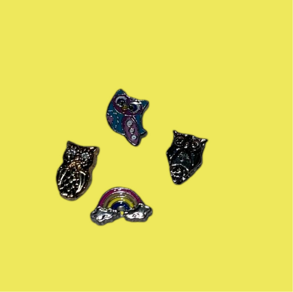 New set/4 Origami Owl charms
